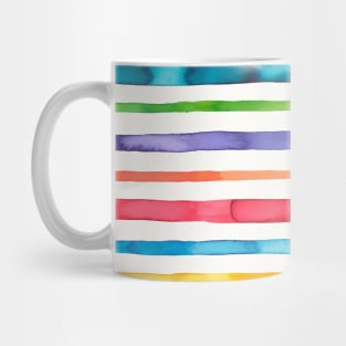 Pocket - Watercolor Stripes Multi Mug